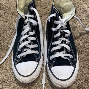 Black high top Converse
